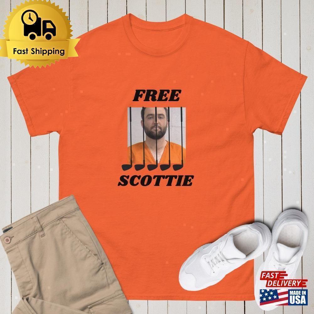 Free Scottie Scheffler Golf Meme Sports Humor Graphic T-Shirt